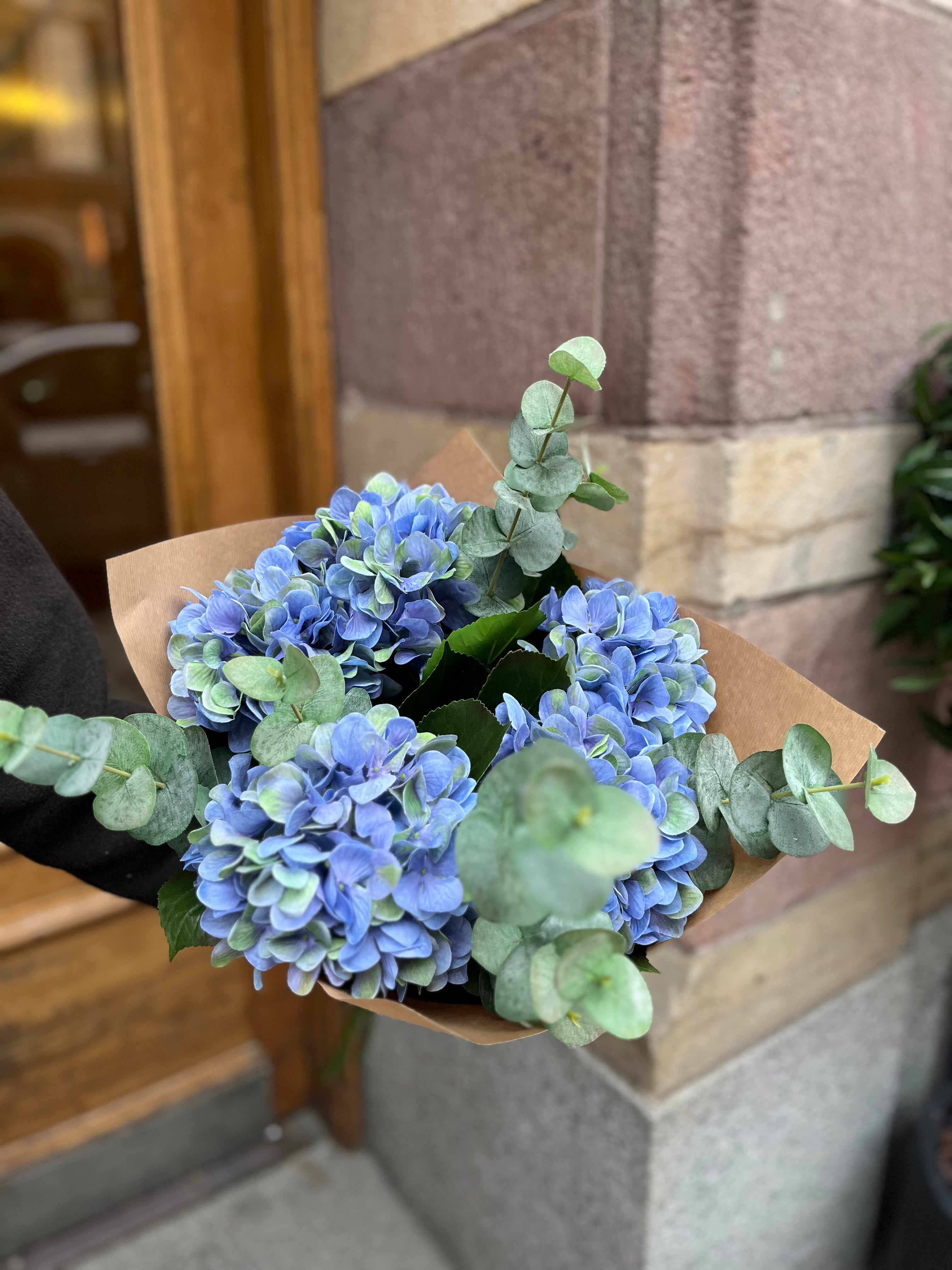 Hydrangea bouquet Blue